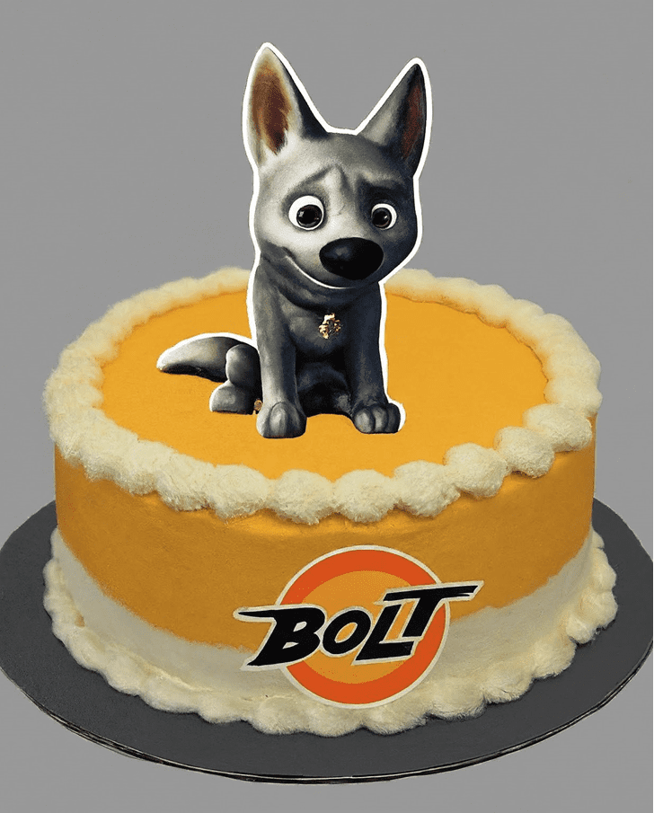 Lovely Bolt Movie Cake Design