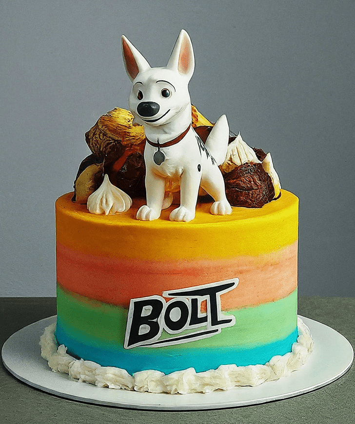 Magnificent Bolt Movie Cake