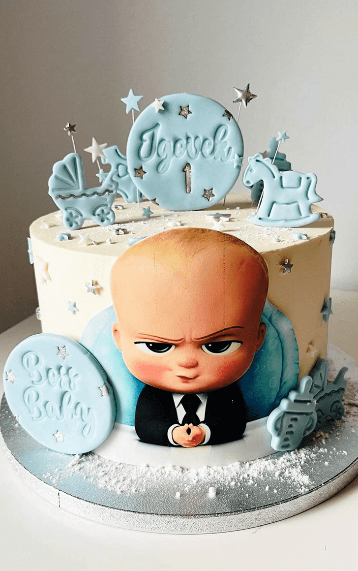 Classy The Boss Baby Cake