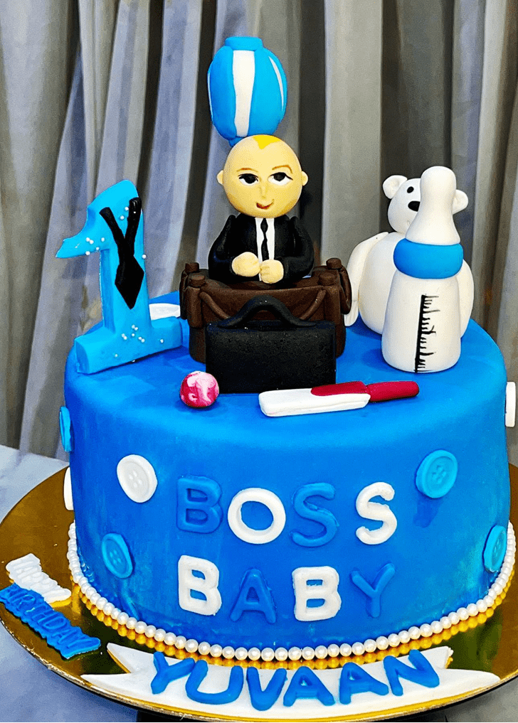 Delightful The Boss Baby Cake