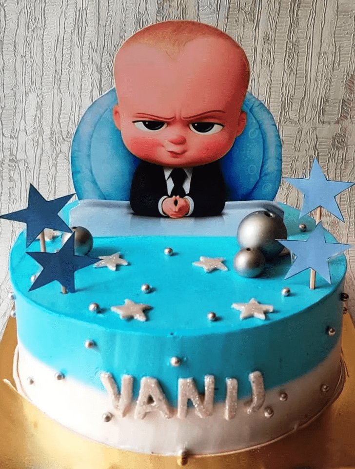 Elegant The Boss Baby Cake