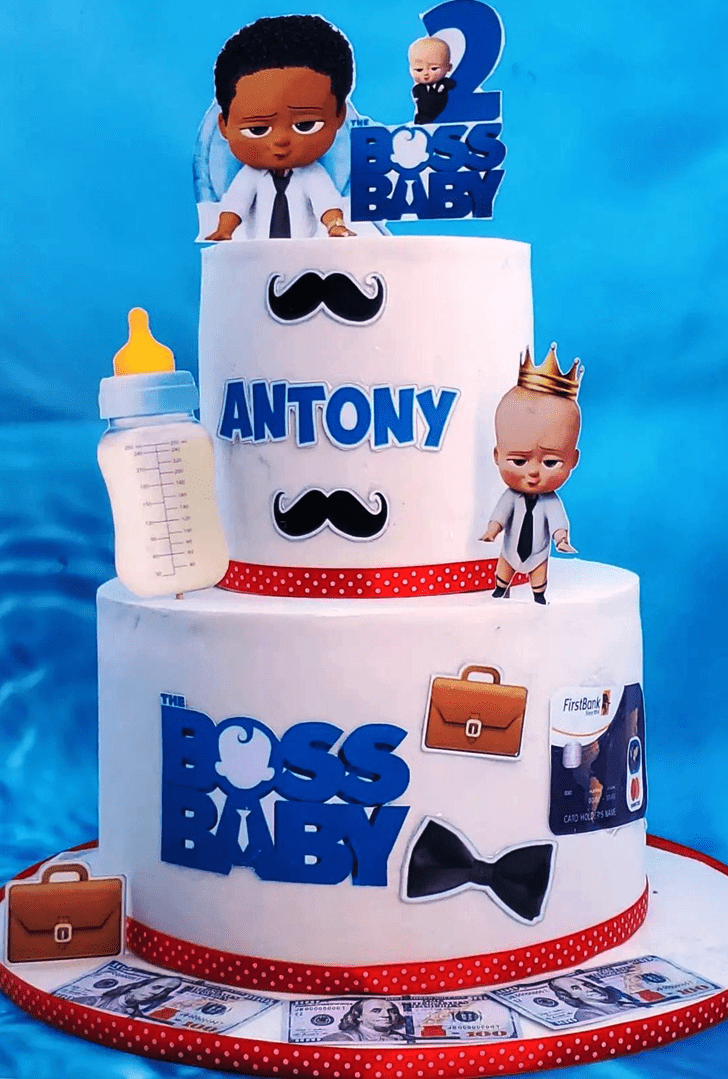 Handsome The Boss Baby Cake