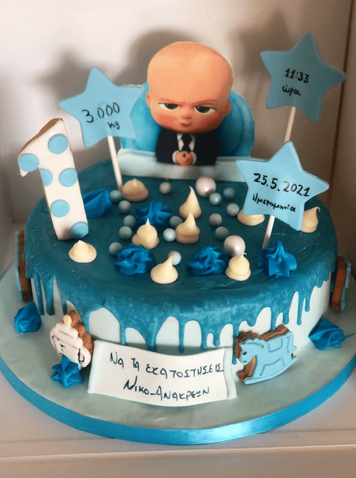 Wonderful The Boss Baby Cake Design
