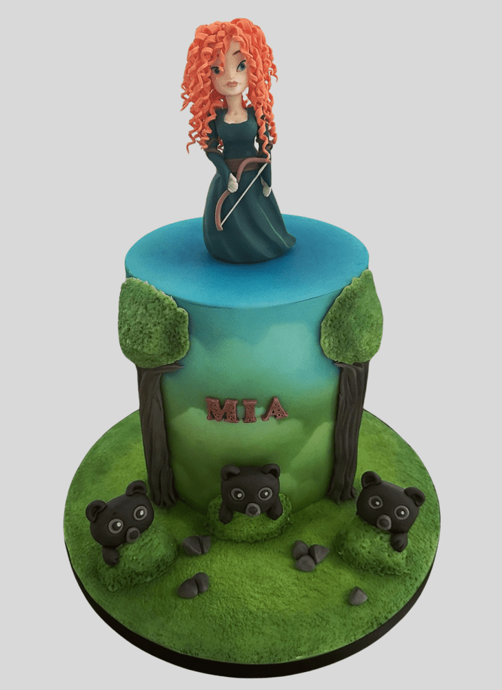 Delicate Brave Movie Cake