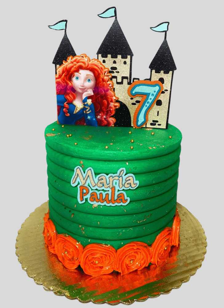 Pretty Brave Movie Cake