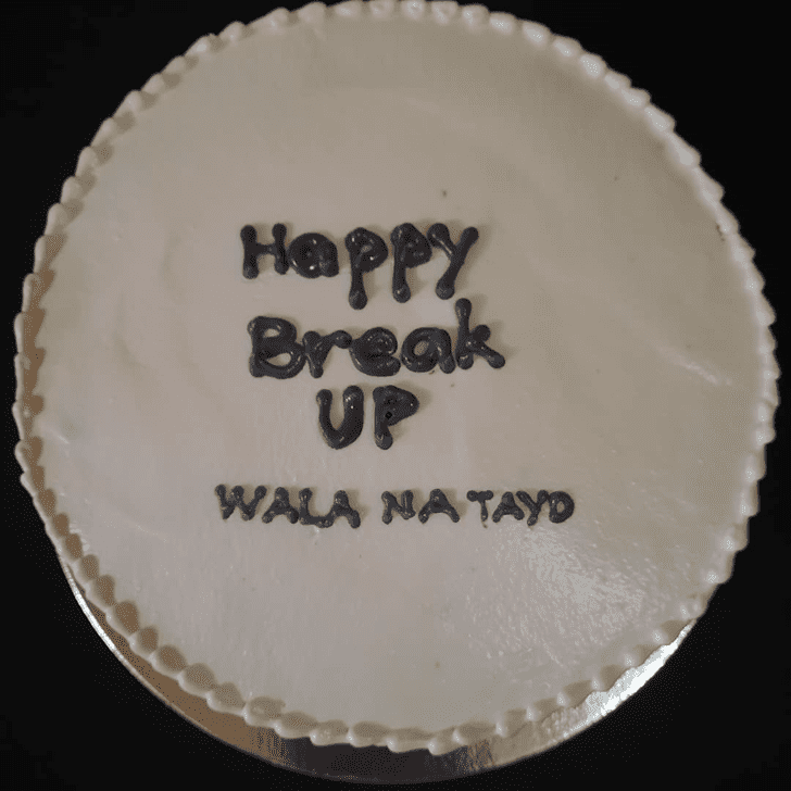 Appealing Breakup Cake