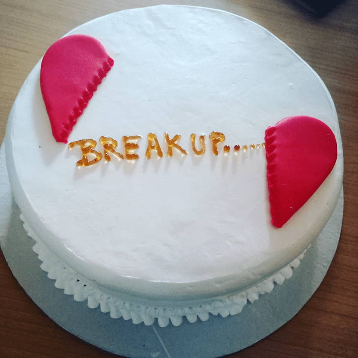 Dazzling Breakup Cake