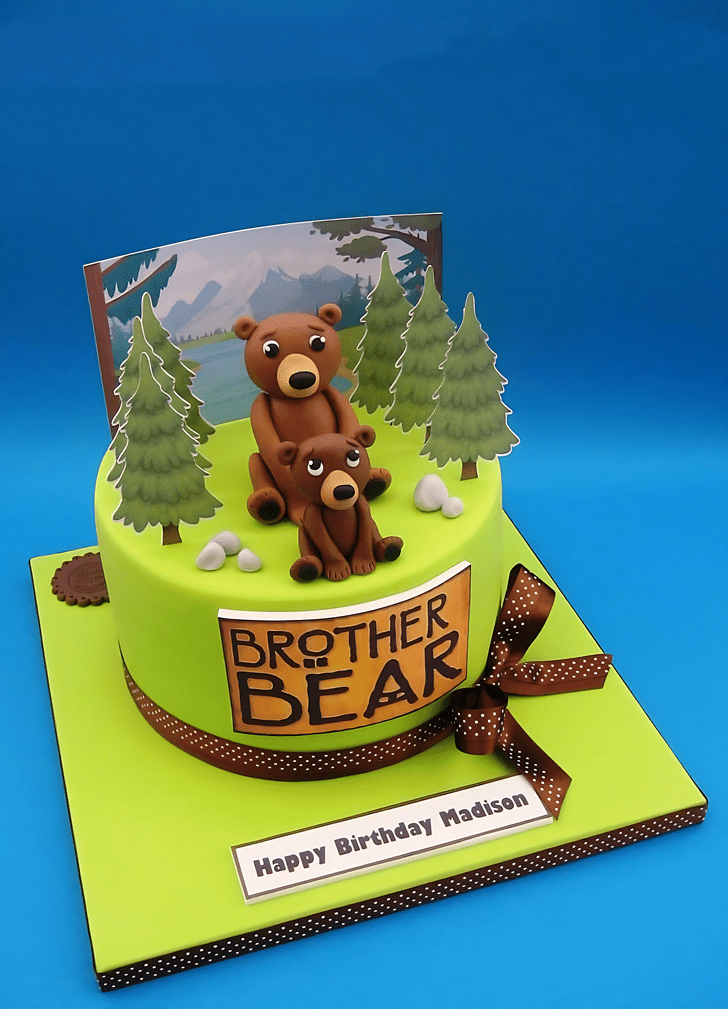 Cute Brother Bear Cake
