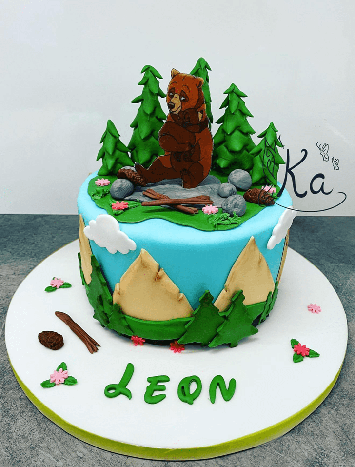 Dazzling Brother Bear Cake