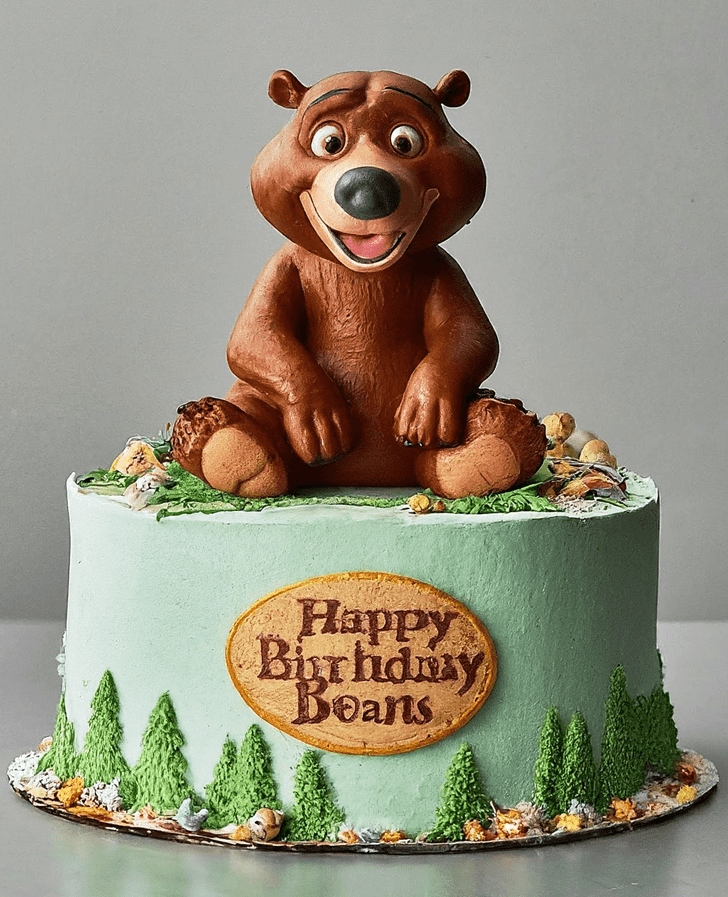 Enticing Brother Bear Cake
