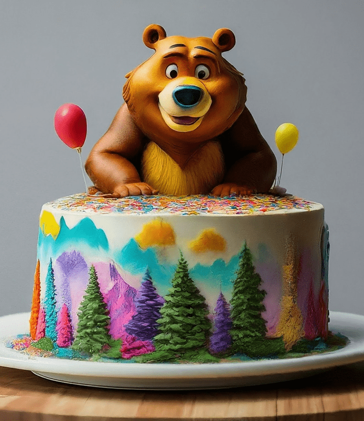 Fetching Brother Bear Cake