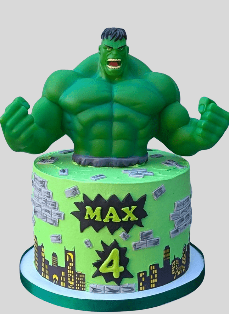 Admirable Bruce Banner Cake Design