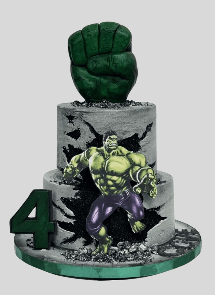 Angelic Bruce Banner Cake