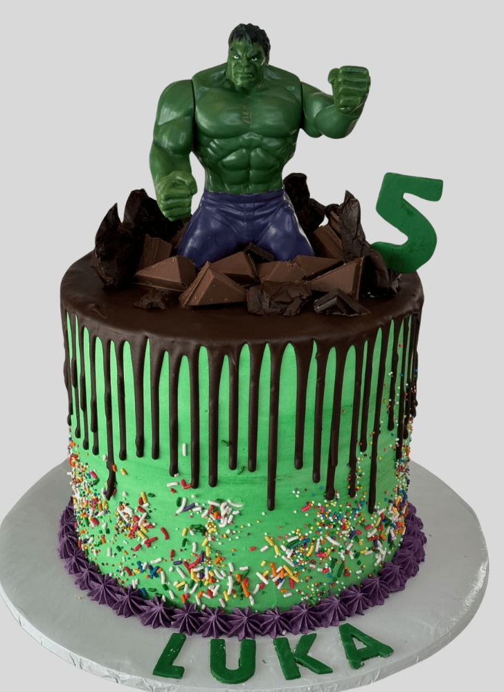 Appealing Bruce Banner Cake