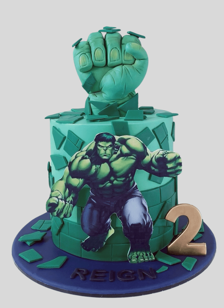 Beauteous Bruce Banner Cake