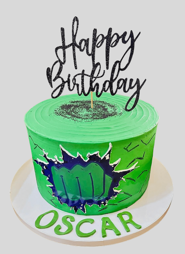 Captivating Bruce Banner Cake