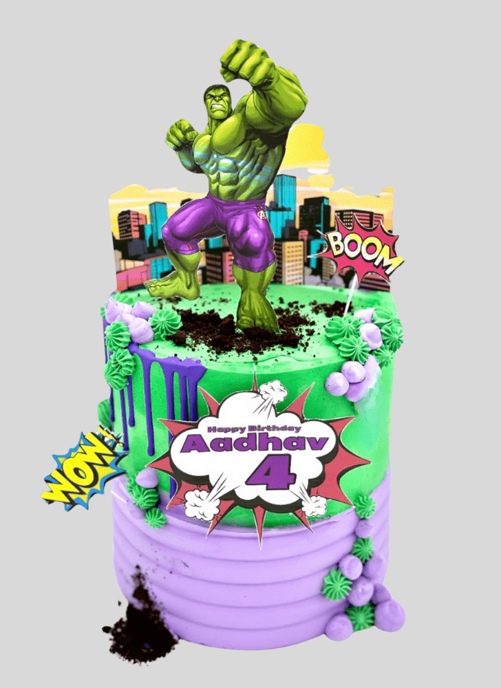 Classy Bruce Banner Cake