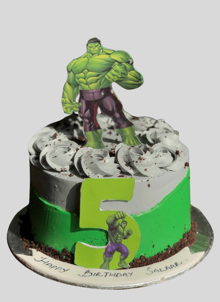 Delightful Bruce Banner Cake