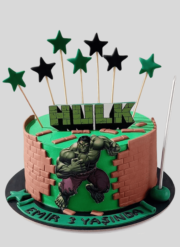 Excellent Bruce Banner Cake