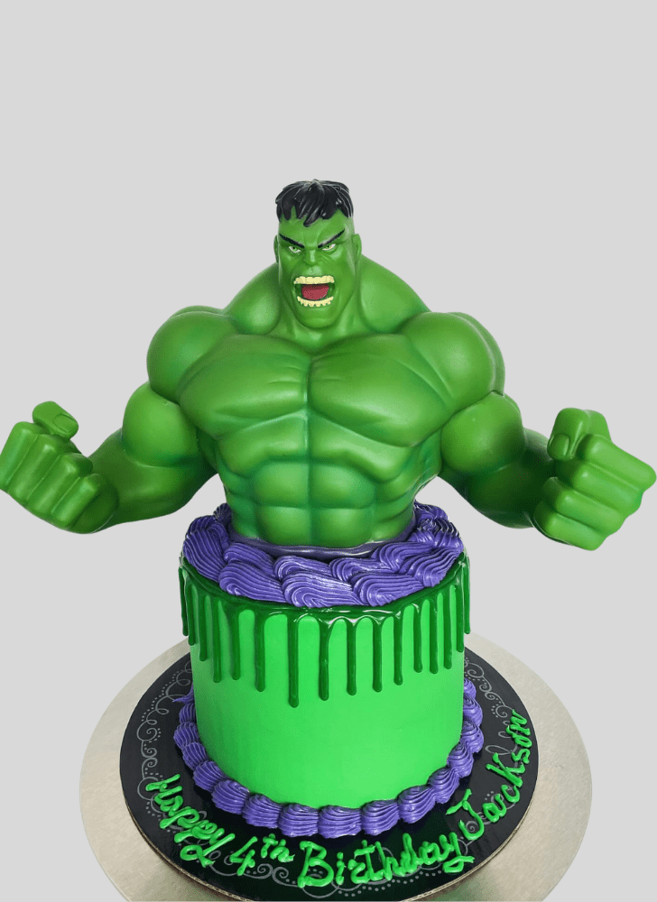 Fascinating Bruce Banner Cake