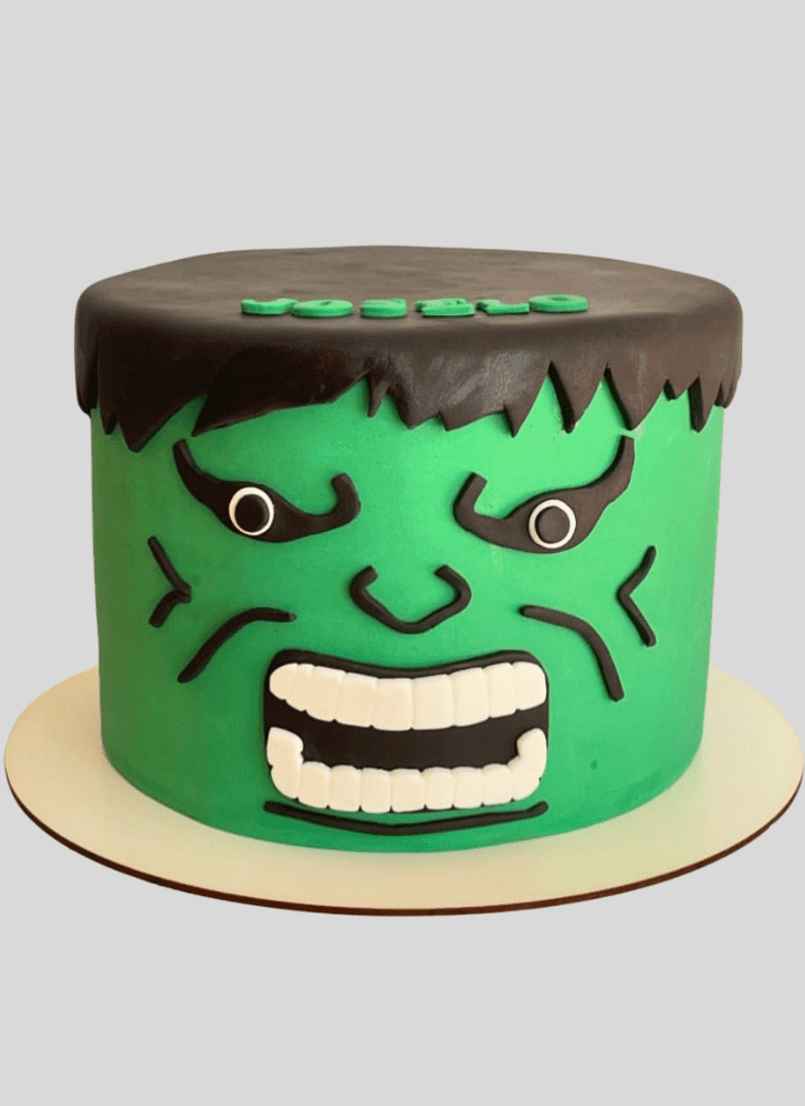 Handsome Bruce Banner Cake