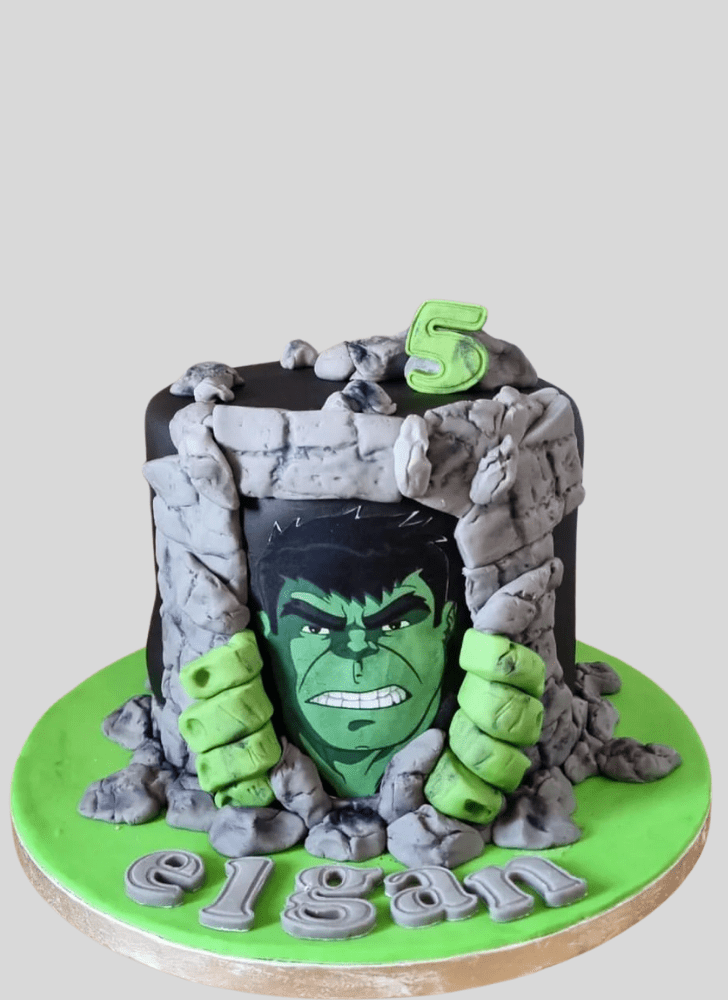 Lovely Bruce Banner Cake Design