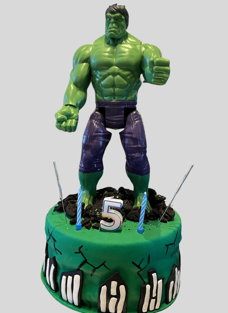 Magnetic Bruce Banner Cake