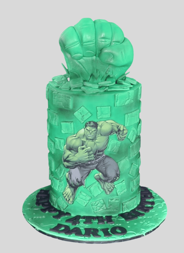 Refined Bruce Banner Cake