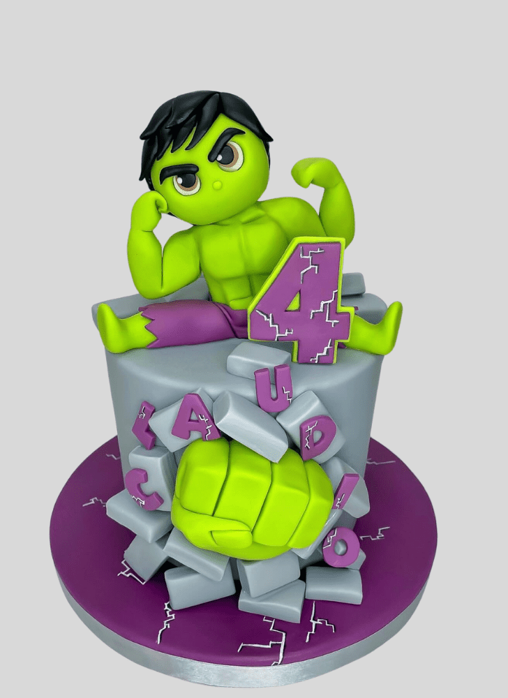 Shapely Bruce Banner Cake