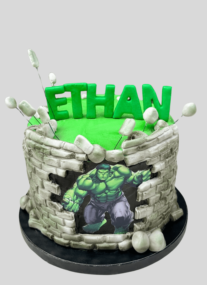 Slightly Bruce Banner Cake