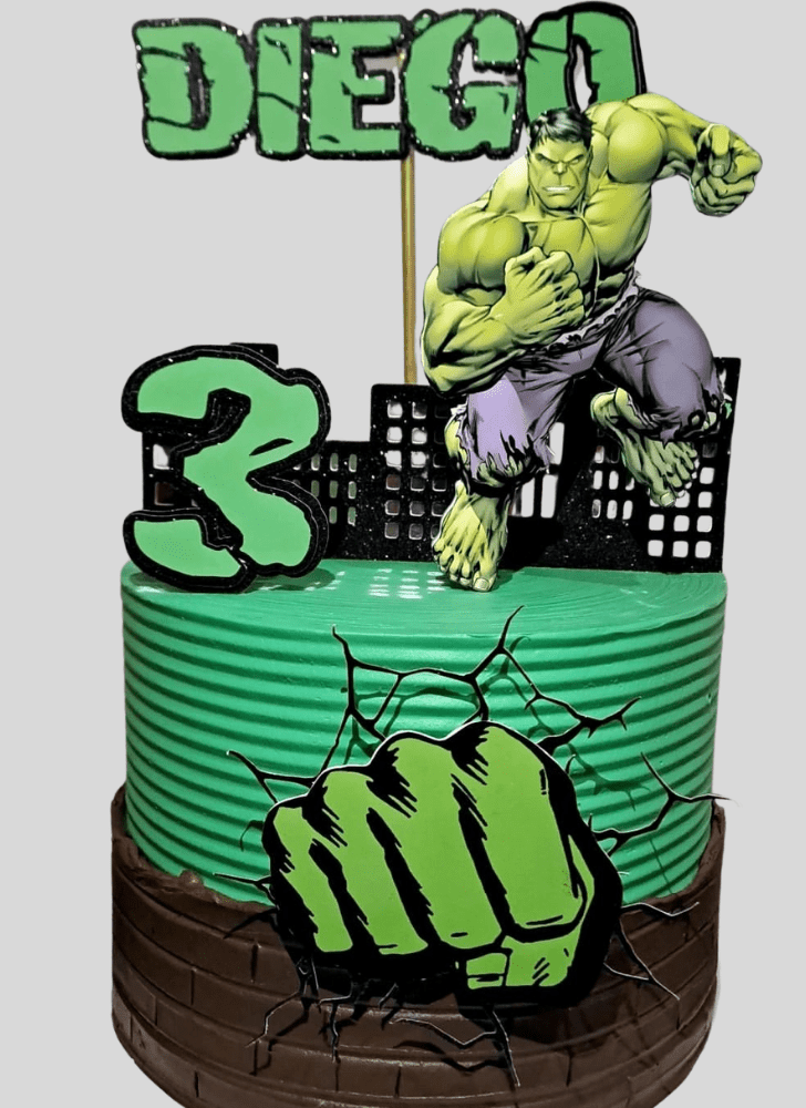 Stunning Bruce Banner Cake