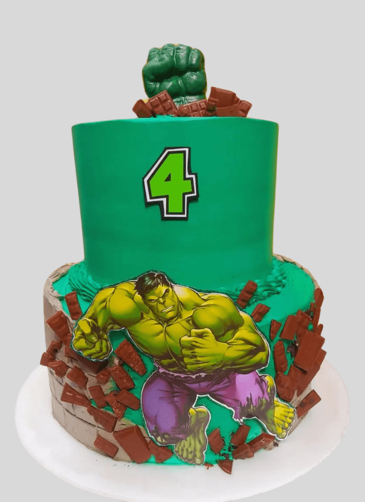 Wonderful Bruce Banner Cake Design