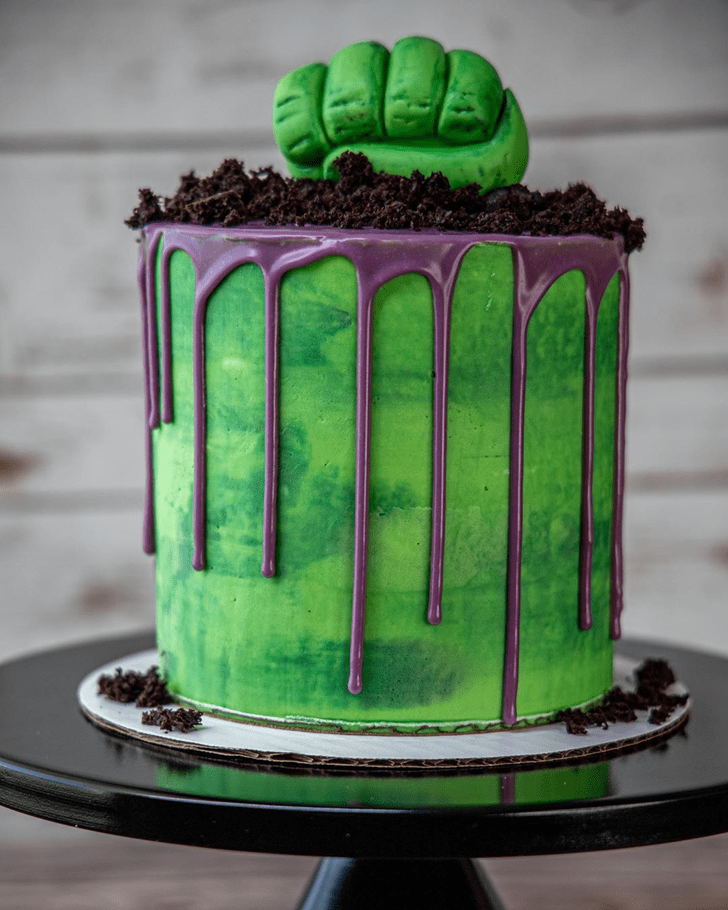 Fetching Bruce Banner Cake