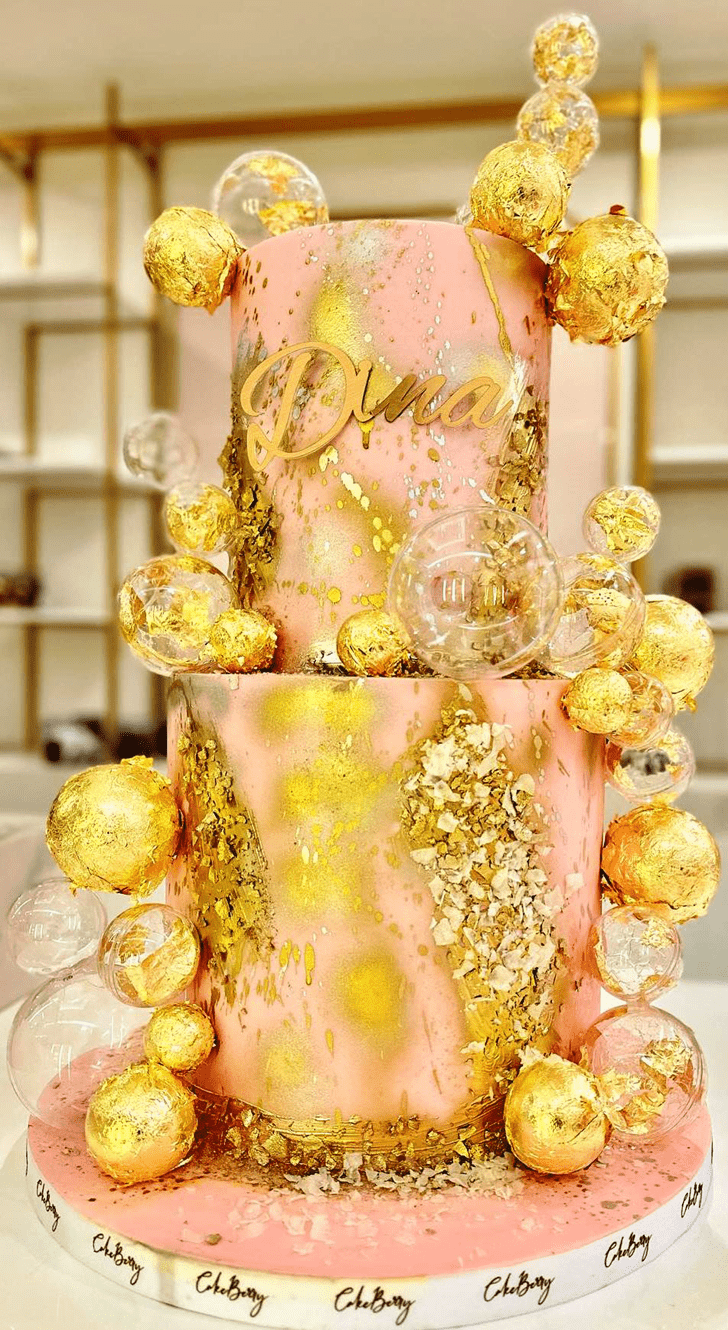 Admirable Bubbles Cake Design