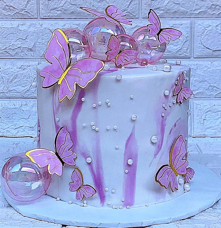 Slightly Bubbles Cake