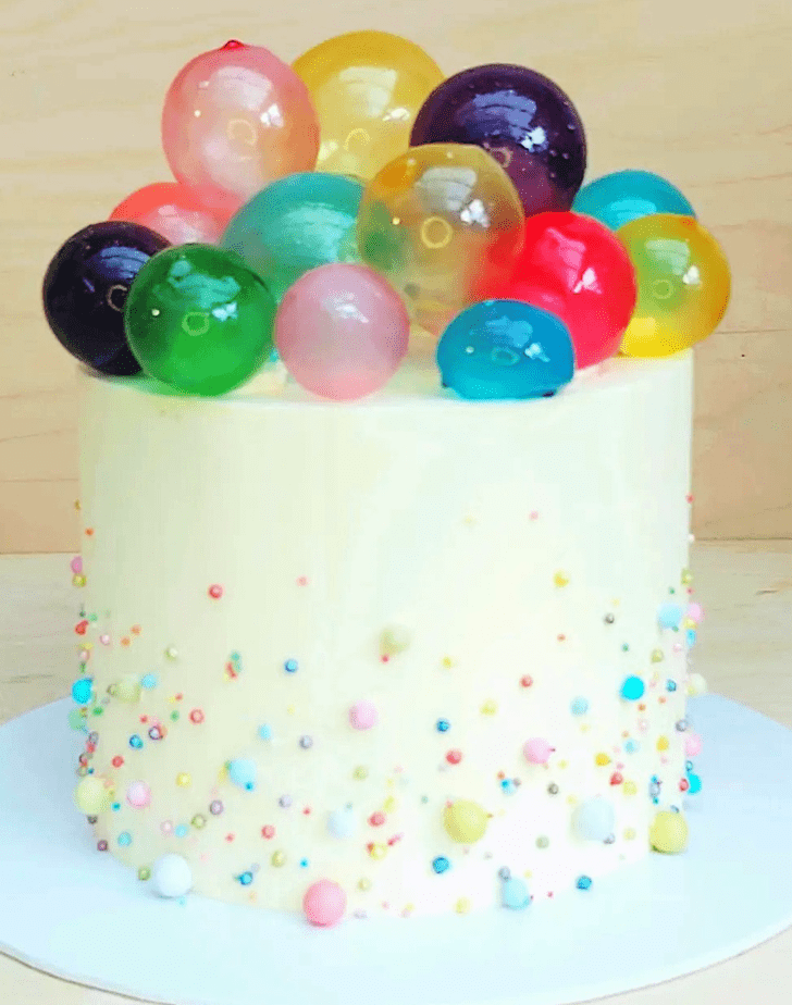 Wonderful Bubbles Cake Design