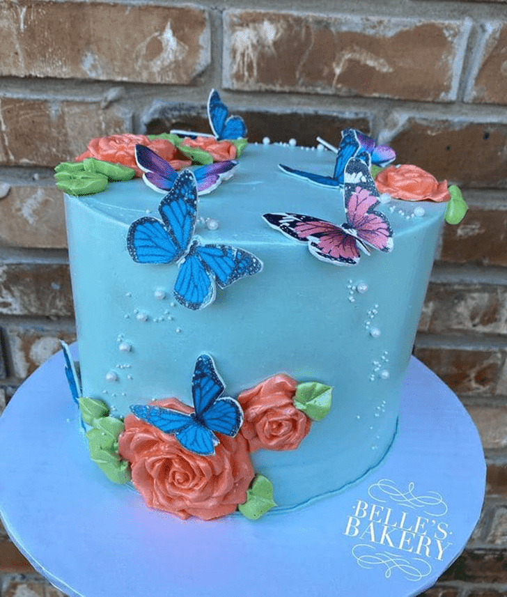 Bewitching Butterfly Cake