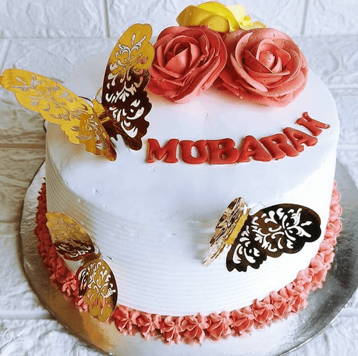 Delicate Butterfly Cake