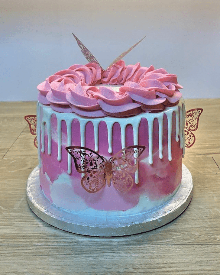 Graceful Butterfly Cake