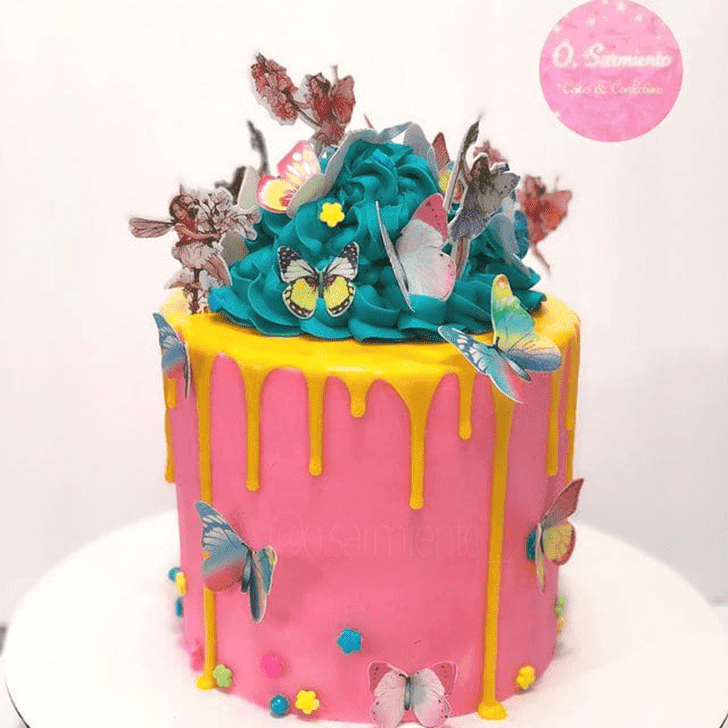 Lovely Butterfly Cake Design