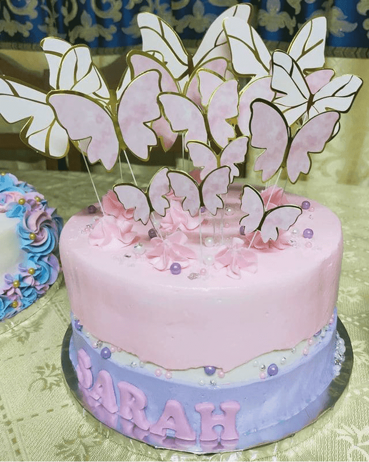 Mesmeric Butterfly Cake