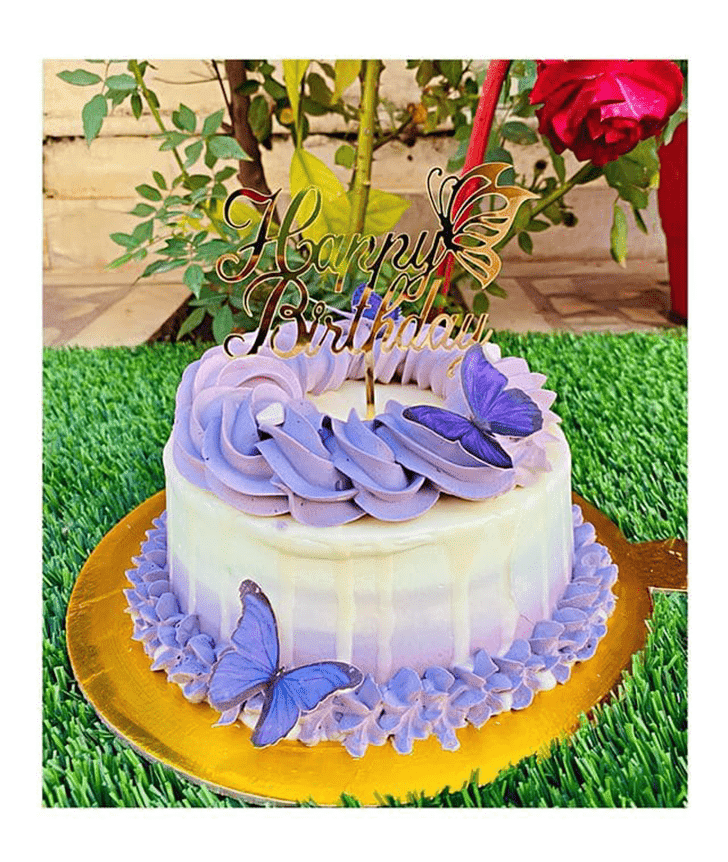 Pretty Butterfly Cake