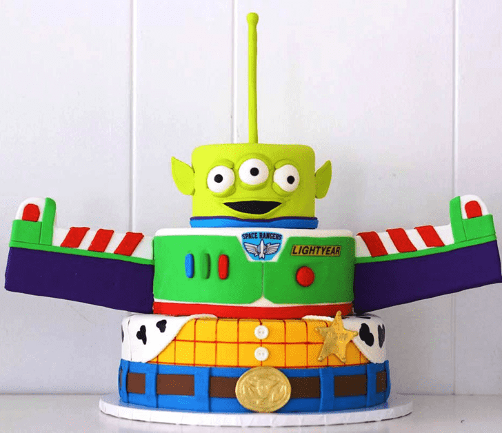 Elegant Buzz Lightyear Cake