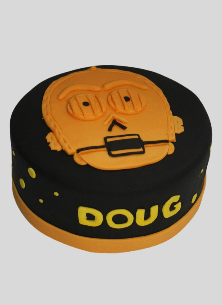 Dazzling C-3PO Cake