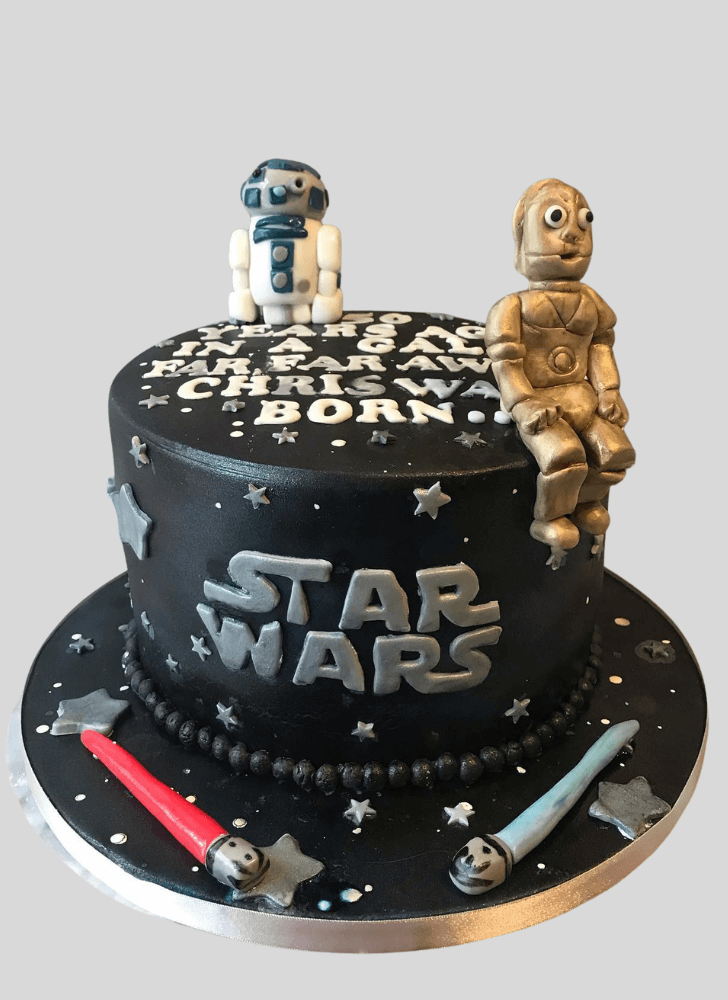 Elegant C-3PO Cake