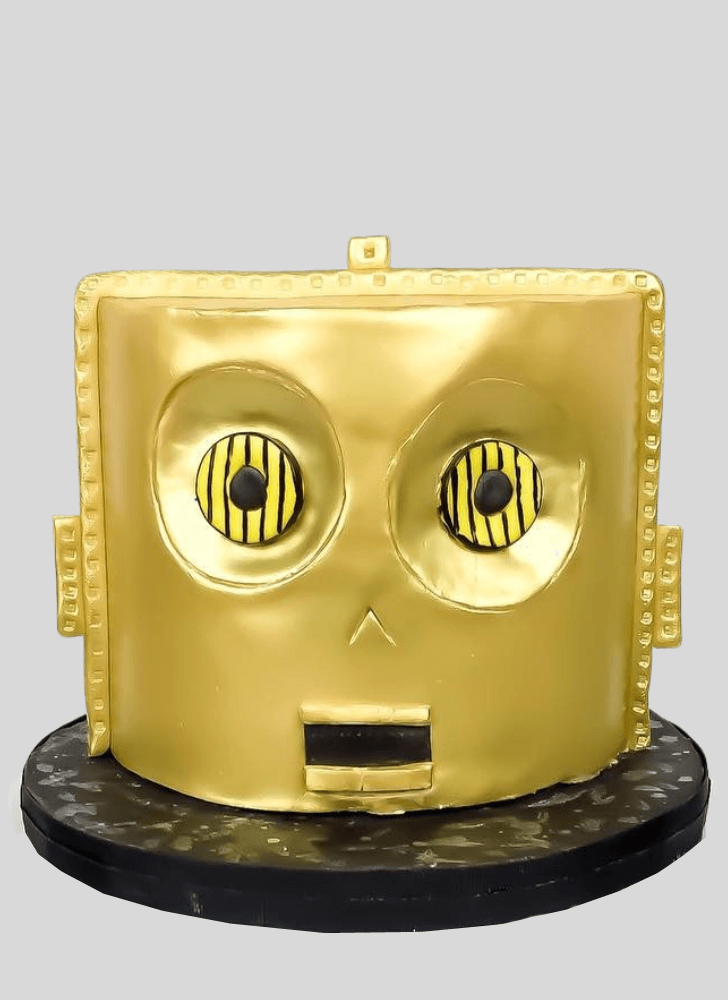 Enthralling C-3PO Cake