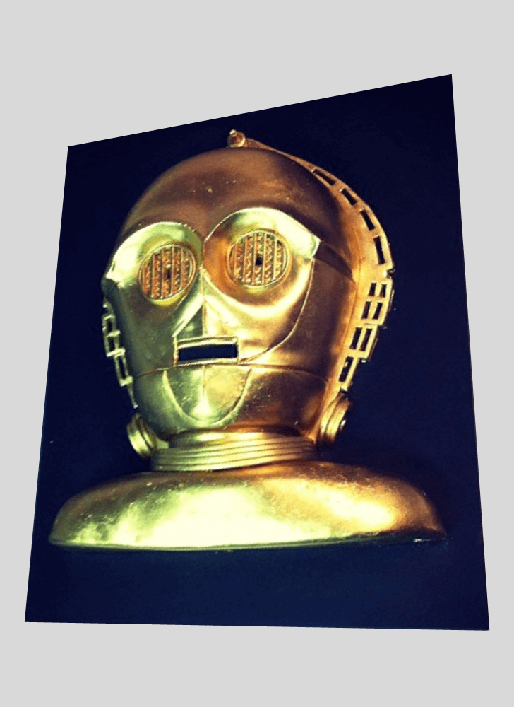 Enticing C-3PO Cake