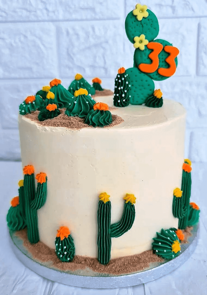 Admirable Cactus Cake Design