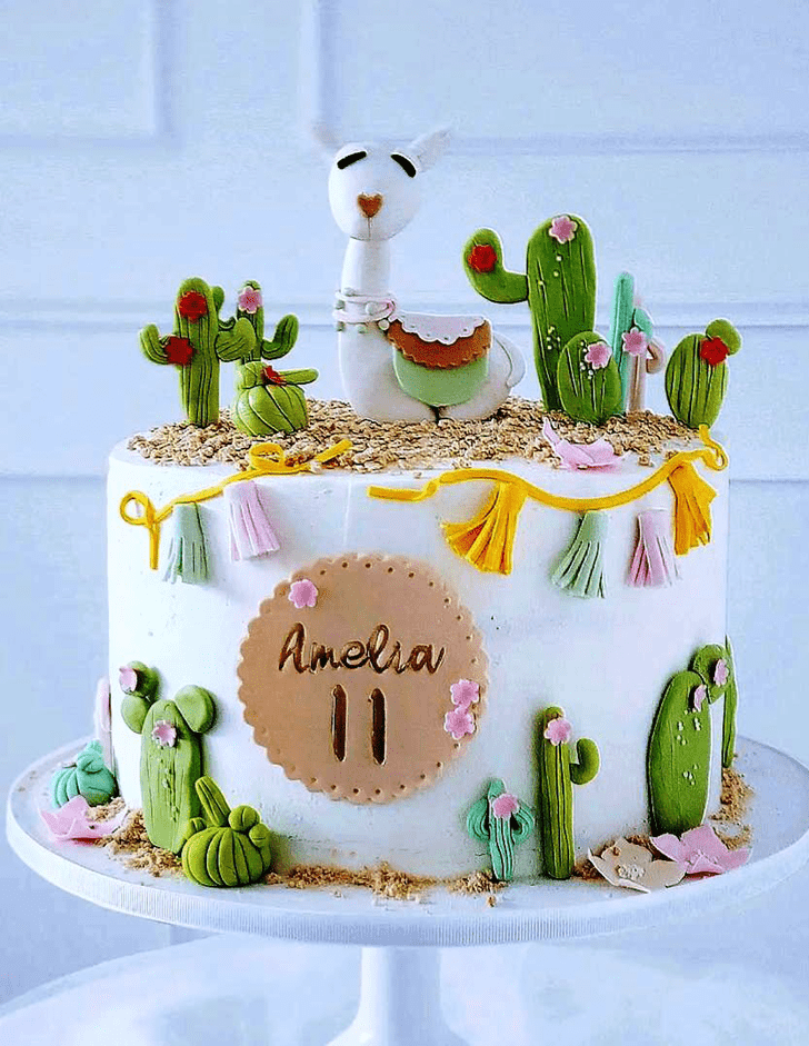 Appealing Cactus Cake