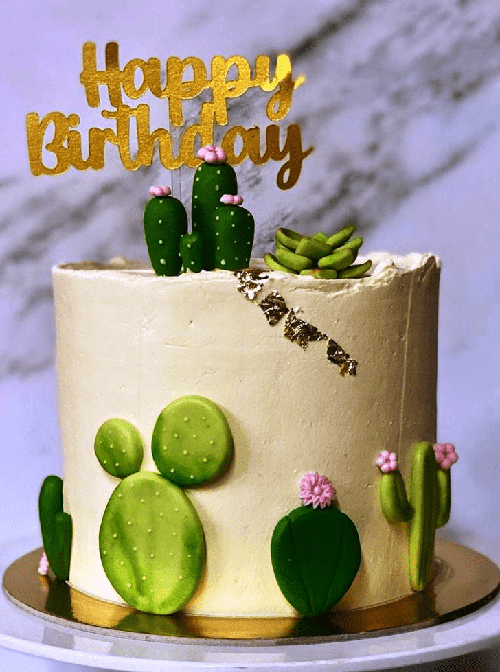 Captivating Cactus Cake